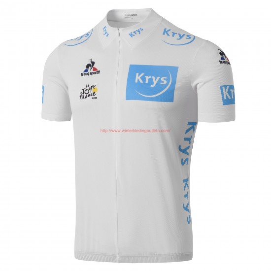 Tour De France wit Fietsshirt Korte Mouw 2016 201717184