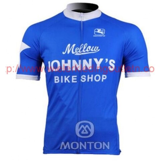 Mellow Johnny-s Blauw Fietsshirt Korte Mouw 201717125