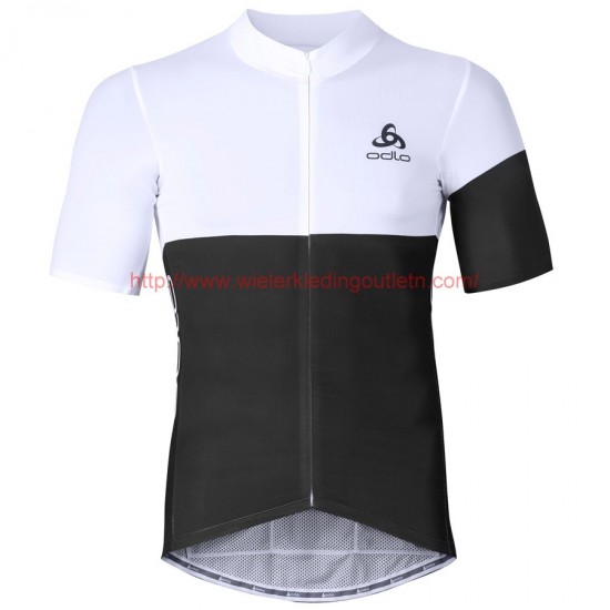 2016 Odlo Kamikaze wit Zwart Fietsshirt Korte Mouw 201717144