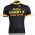 Mellow Johnny-s jaune Fietsshirt Korte Mouw 201717128