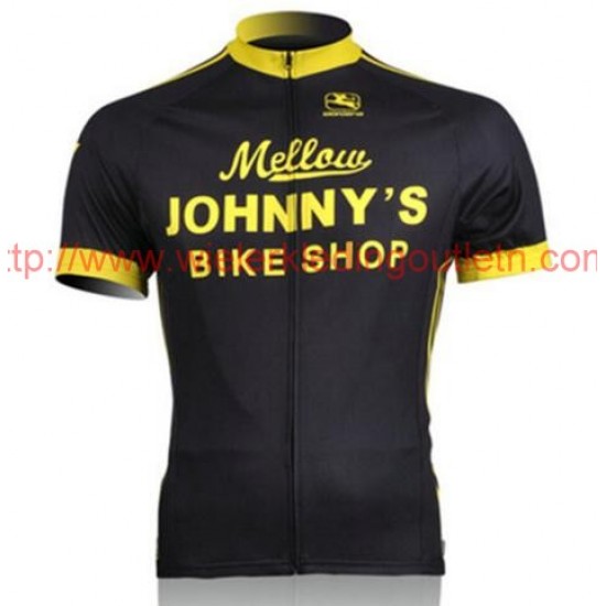 Mellow Johnny-s jaune Fietsshirt Korte Mouw 201717128