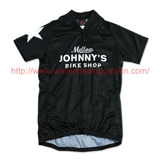 Mellow Johnny-s Zwart Dames Fietsshirt Korte Mouw 201717137