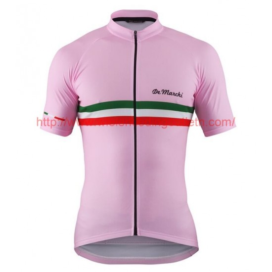 DE MARCHI PT Roze Fietsshirt Korte Mouw 201717089