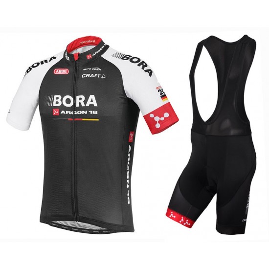 2016 Bora Argon 18 TDF Wielerkleding Wielershirt Korte Mouw+Korte Fietsbroeken Bib 17041814