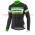 2017 Giant vert en zwart Fietsshirt lange mouw 201717479