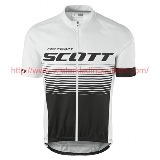 2017 Scott Rc wit zwart Fietsshirt Korte Mouw Goedkoop Outlet 201717569