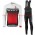 2017 Scott Rc wit zwart rood Fietskleding Fietsshirt lange mouw+Lange fietsbroeken Bib 201717579