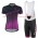 2017 Scott Femmes zwart violett Fietskleding Fietsshirt Korte+Korte Fietsbroeken Bib 201717588