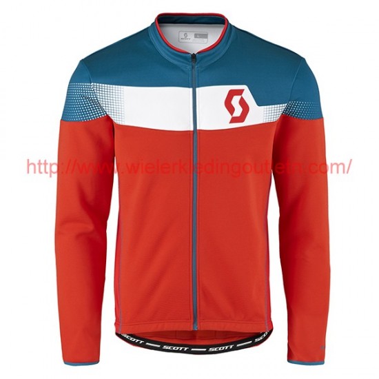 2017 Scott Rc blauw rood Fietsshirt lange mouw 201717593