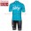 2017 Sky Pro Fietskleding Fietsshirt Korte+Korte fietsbroeken Blau 201717632