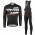 2017 Scott Rc zwart-wit Fietskleding Fietsshirt lange mouw+Lange fietsbroeken Bib 201717625