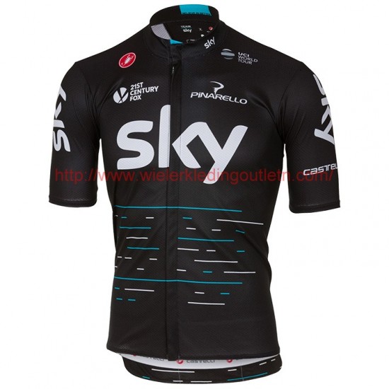 2017 Sky Pro Fietsshirt Korte Mouw zwart 201717637