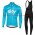 Sky Pro 2017 blauw Fietskleding Fietsshirt lange mouw+Lange fietsbroeken Bib 201717638