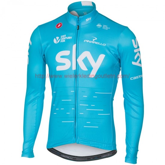 Sky Pro 2017 Fietsshirt lange mouw blauw 201717639