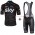 Sky Pro 2017 zwart Fietskleding Fietsshirt Korte+Korte Fietsbroeken Bib 201717641