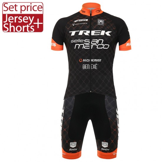 Trek Selle San Marco 2017 Wielerkleding Wielershirt Korte Mouw+Korte Fietsbroeken 17041848