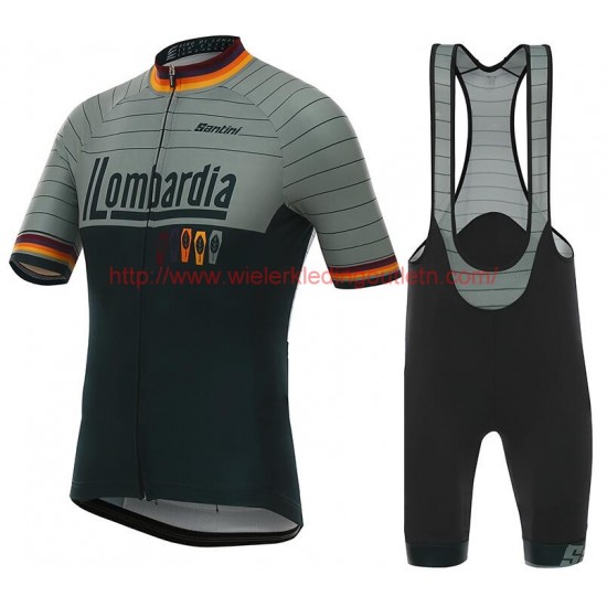 LOMBARDIA 2017 Fietskleding Fietsshirt Korte+Korte Fietsbroeken Bib 201717263