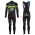 2016 Crelan-AA Drink zwart Winter Set Wielerkleding Wielershirt lange mouw+Lange fietsbroeken Bib 213571