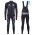 2016 GCN Sleek H20 zwart Winter Set Wielerkleding Wielershirt lange mouw+Lange fietsbroeken Bib 213616