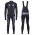 2016 GCN Sleek H20 zwart Set Wielerkleding Wielershirt lange mouw+Lange fietsbroeken Bib 213615