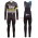 2016 Team Sky IV zwart-geel Winter Set Wielerkleding Wielershirt lange mouw+Lange fietsbroeken Bib 213603