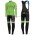 2016 Cannondale Team groen Pro Winter Set Wielerkleding Wielershirt lange mouw+Lange fietsbroeken Bib 213550