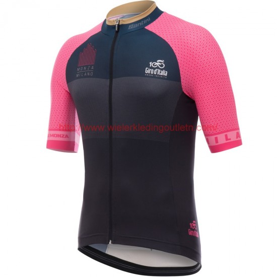 Monza Milano Giro d-Italia 2017 Fietsshirt Korte Mouw 201717258