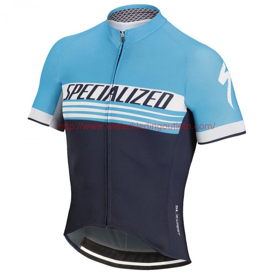 2017 Specialized SL Expert Fietsshirt Korte Mouw Goedkoop-Light Blauww 20176942