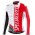 2016 Specialized Pro Team SZK wit-rood Wielerkleding Wielershirt lange mouw 213719