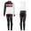 2016 Scott RC wit-zwart-rood Dames Set Wielerkleding Wielershirt lange mouw+Lange fietsbroeken Bib 213673