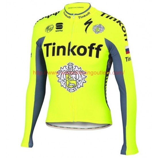 2016 Tinkoff Race Team Wielerkleding Wielershirt lange mouw 213743