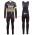 2016 Team Sky IV zwart-geel Set Wielerkleding Wielershirt lange mouw+Lange fietsbroeken Bib 213602