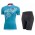 2017 Gore Element Digi Dames Blauww Wielerkleding Wielershirt Korte Mouw+Korte Fietsbroeken 20176917