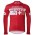 2016 Scott ODLO Team rood Wielerkleding Wielershirt lange mouw 213667