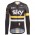 2016 Team Sky IV zwart-geel Wielerkleding Wielershirt lange mouw 213601