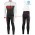 2016 Scott RC wit-zwart-rood Winter Set Wielerkleding Wielershirt lange mouw+Lange fietsbroeken Bib 213677