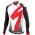 2016 Specialized Team LS wit-rood Wielerkleding Wielershirt lange mouw 213707