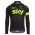 2016 Sky Team Fluo Wielerkleding Wielershirt lange mouw 213703