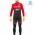 2017 Wilier Pro Team rood-zwart Winter Wielerkleding Wielershirt lange mouw et Lange fietsbroeken Bib 213763