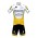 2020 DECEUNINCK QUICK-STEP TdF Fietskleding Wielershirt Korte Mouw+Korte Fietsbroeken Bib Geel Q6CEC