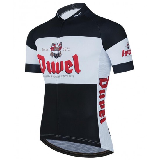 2020 Duvel Beer Fietsshirt Korte Mouw zwart 1W1LZ