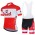 2020 Duvel Beer Fietskleding Wielershirt Korte Mouw+Korte Fietsbroeken Bib rouge I32KM