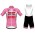 Lotto Soudal 2020 Giro d- Italia Fietskleding Wielershirt Korte Mouw+Korte Fietsbroeken Bib fuchsia 2G18M