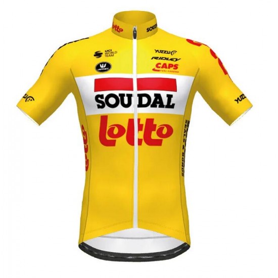 Lotto Soudal 2020 TdF Fietsshirt Korte Mouw Geel RWEHT