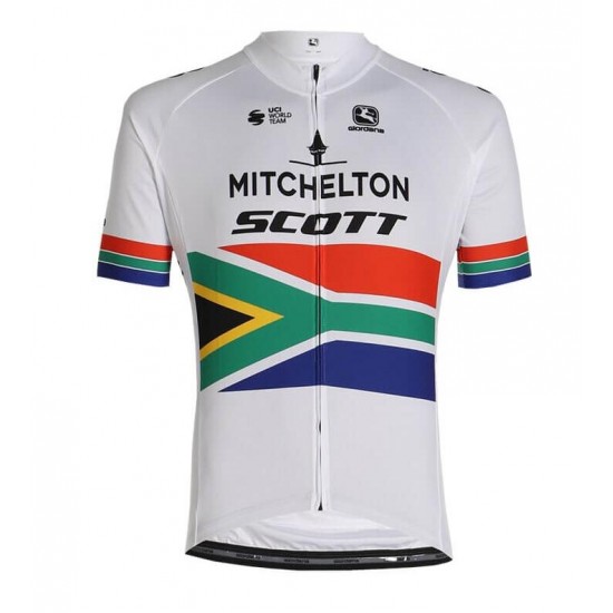 2020 Team MITCHELTON SCOTT South African Champion Fietsshirt Korte Mouw V63TP