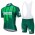 2020 Real Betis Fietskleding Wielershirt Korte Mouw+Korte Fietsbroeken Bib groen 0CRXW