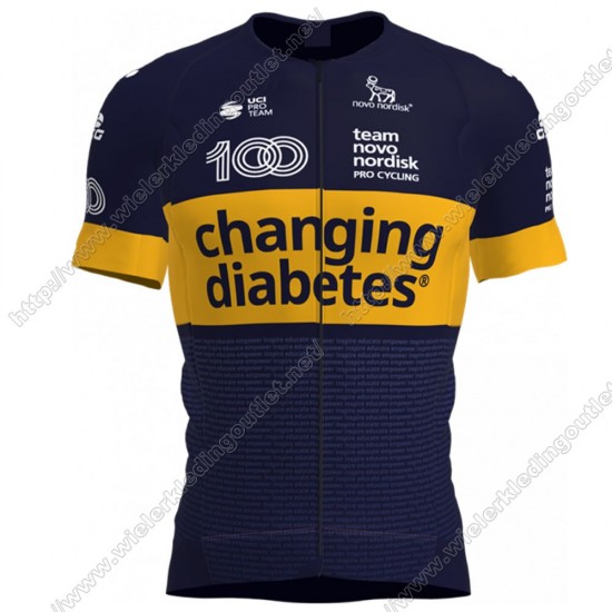 Novo Nordisk 2021 Fahrradbekleidung Trikot Kurz Radtrikot 47