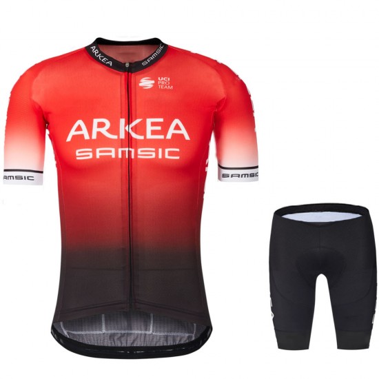 Arkea Samsic 2021 Fietsshirt Korte Mouw+Fietsbroeken 2021097