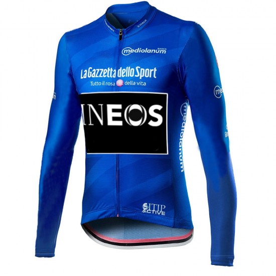 Giro D-italia INEOS 2021 Fietskleding Fietsshirt Lange Mouw 2021032