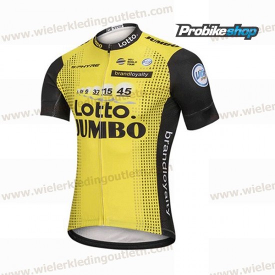 2018 Lotto Jumbo Wielershirt Lange Mouw A2018909